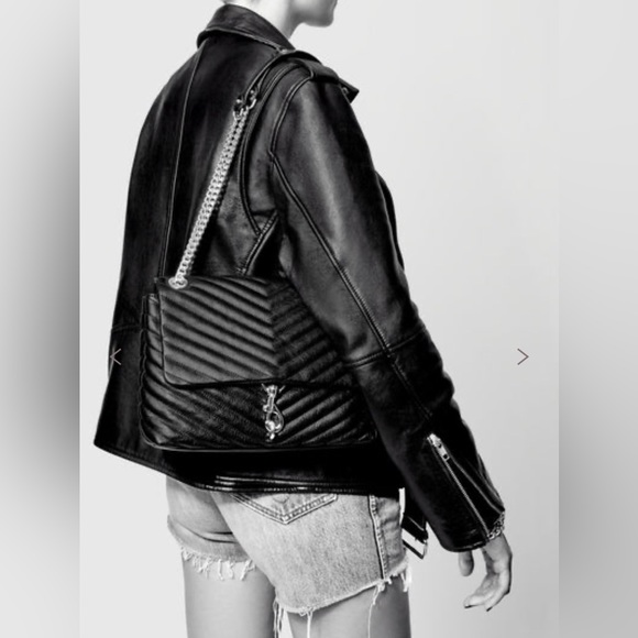 Rebecca Minkoff Edie Shoulder Bag, Black - Picture 3 of 16